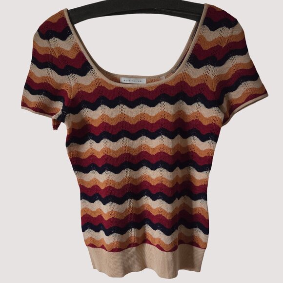 Elie Tahari The Zhuri Scalloped Knit - Size Small - Picture 1 of 3